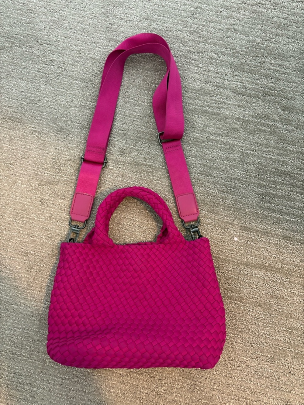 Sky’s the limit small crossbody woven bag